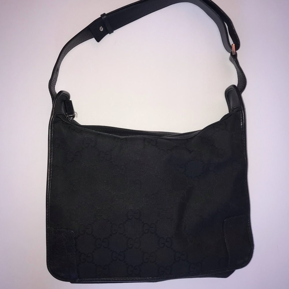 Black Gucci canvas handbag - Picture 7 of 16